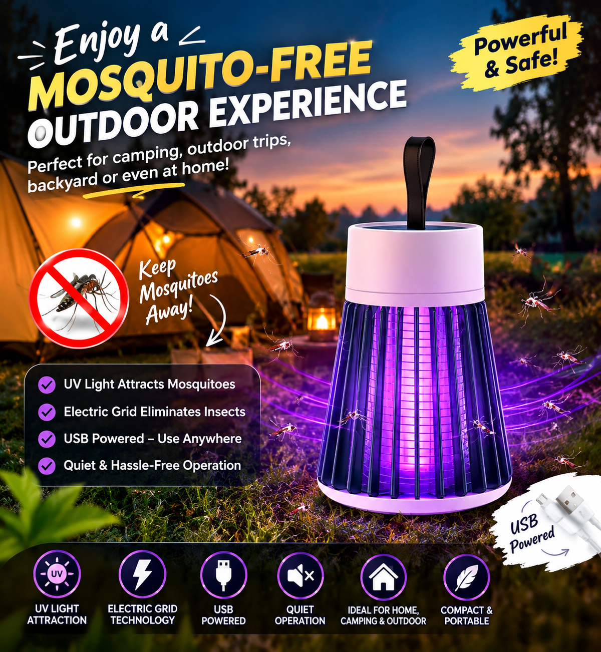 BugZap Pro™ – Electric Mosquito Killer