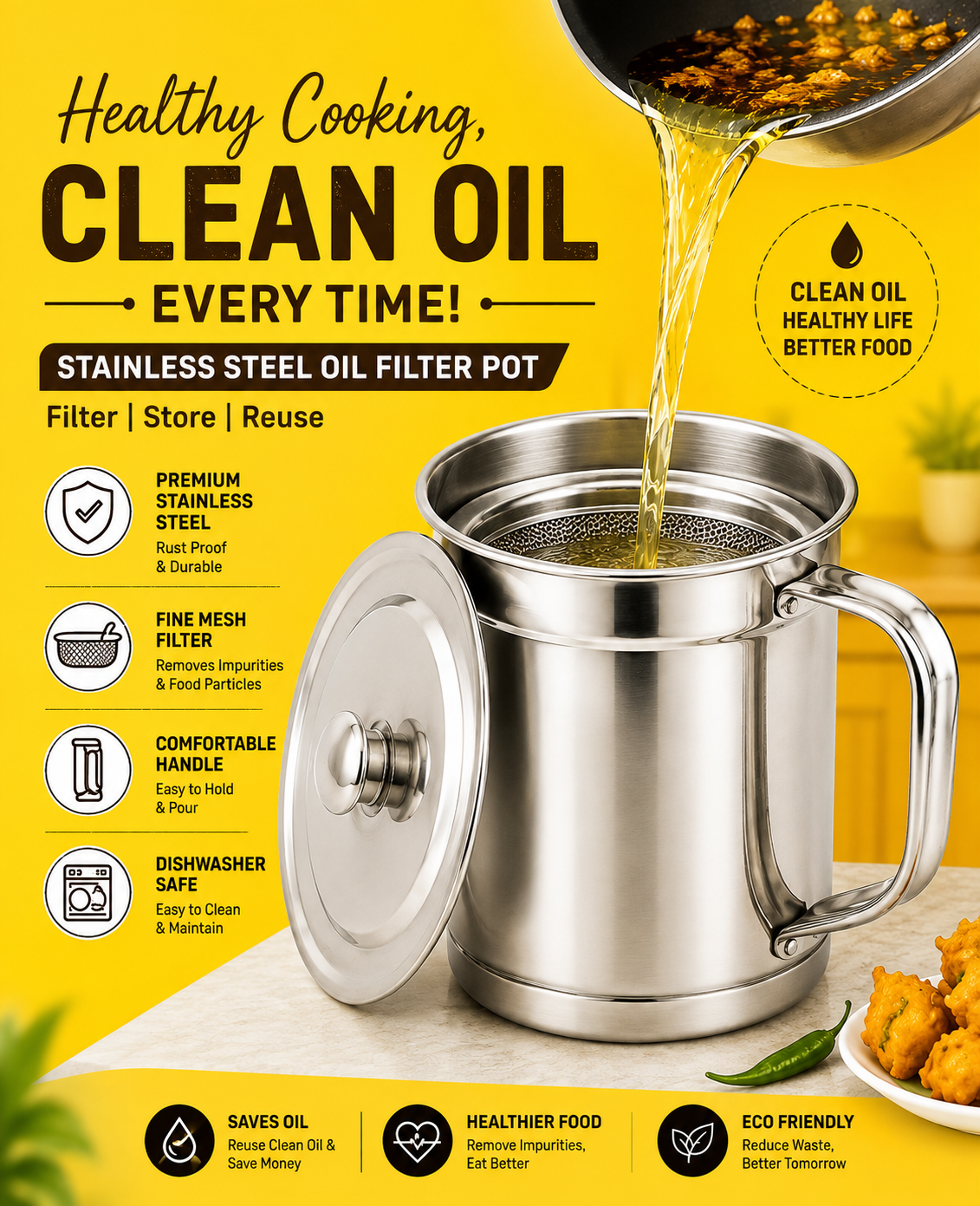 STINGCART-Smart Oil Filter Pot
