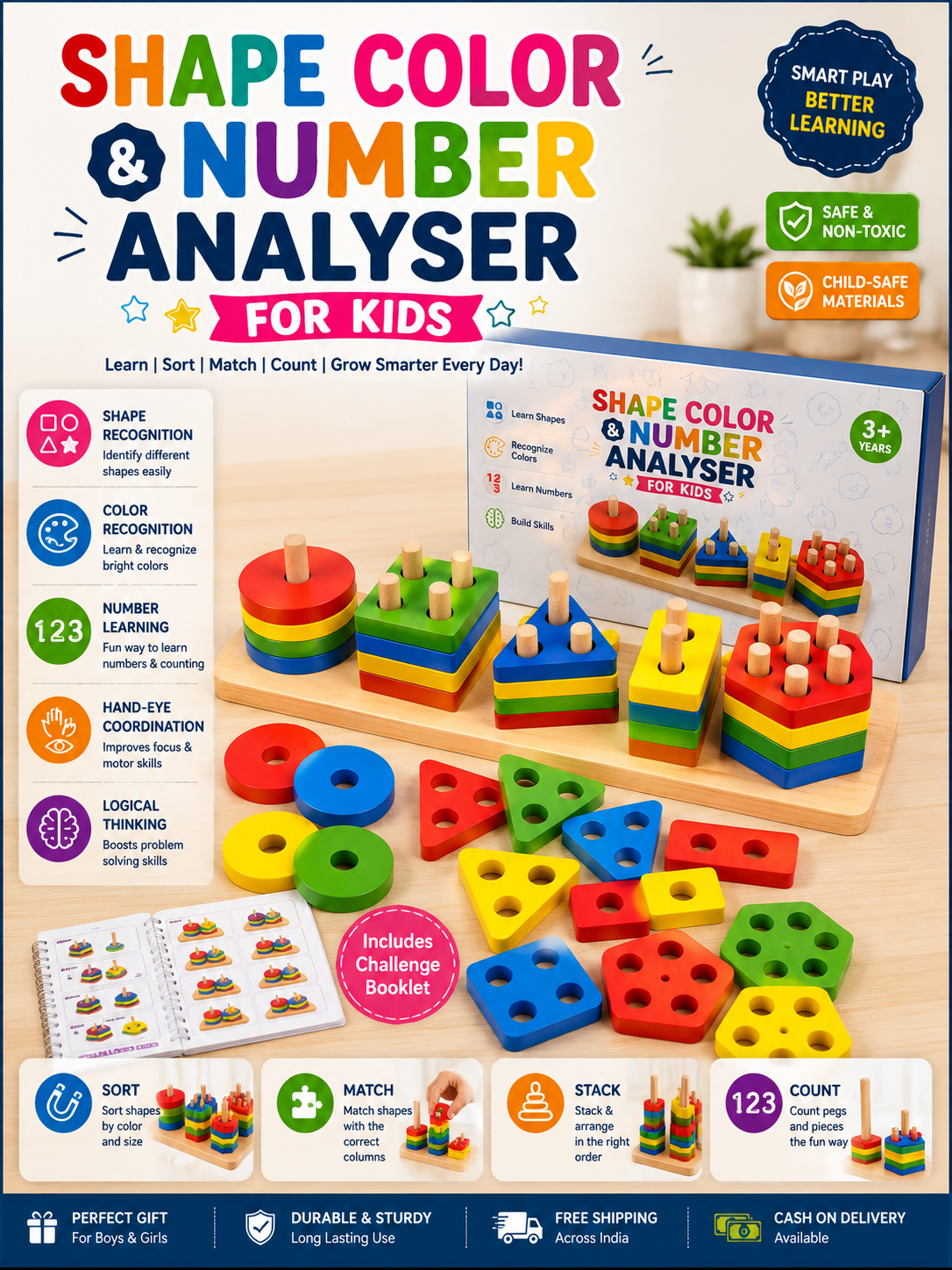 STINGCART-Shape color and number analyser for kids